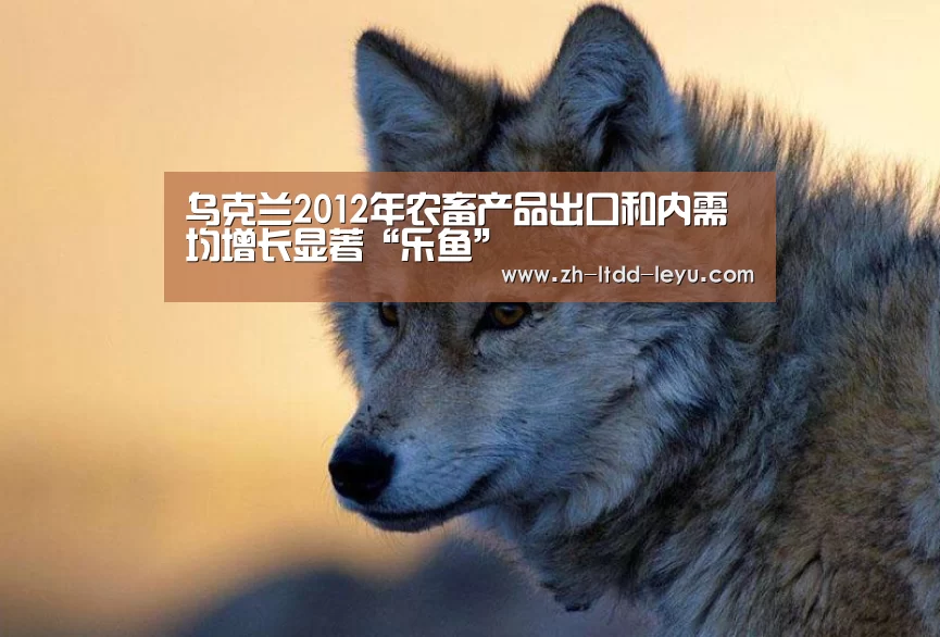 乌克兰2012年农畜产品出口和内需均增长显著“乐鱼”(图2) 乐鱼