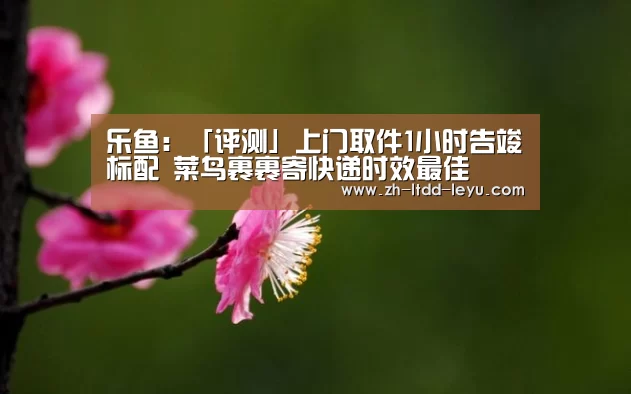 乐鱼:「评测」上门取件1小时告竣标配 菜鸟裹裹寄快递时效最佳(图1) 乐鱼